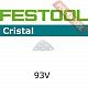 Шлифовальные листы FESTOOL Cristal STF V93/6 P80 CR/10