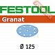 Шлифовальный круг FESTOOL Granat STF D125/90 P100 GR/100