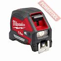 Рулетка измерительная 7,5 м 30 мм с метрической шкалой и подсветкой MILWAUKEE Premium Magnetic Gen III 7,5 м