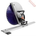 Резчик бетона ручной электрический диск 600 мм MESSER KX600 с направляющей шиной