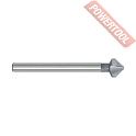 Зенковка по металлу HSS-XE 90 градусов 20,5 мм цилиндрический хвостовик длинный LENZ LZSK-21205