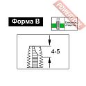 Метчик машинный для сквозных отверстий по металлу HSS-Co M4х0,7 DIN376 D.BOR TCT-442-040-070