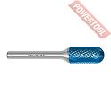 Борфреза твердосплавная с покрытием Blue-Tec форма C 6х18х6х60 мм насечка HP-4 KARNASCH 11.5022-056