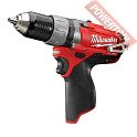 Аккумуляторная ударная дрель-шуруповерт MILWAUKEE M12 CPD-0 FUEL