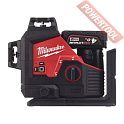 Лазерный уровень построитель плоскостей MILWAUKEE M12 3PL-401C