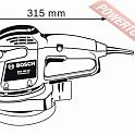 Эксцентриковая шлифмашина BOSCH GEX 150 AC