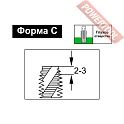 Метчик машинный для глухих отверстий по металлу HSS-Co M6х1 DIN371 D.BOR Spiral TCT-422-060-100