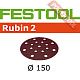 Шлифовальный круг FESTOOL Rubin 2 STF D150/16 P100 RU2/10
