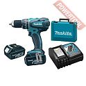 Аккумуляторная ударная дрель-шуруповерт MAKITA DHP 456 RFE